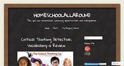 Desktop Screenshot of homeschoolallaround.com
